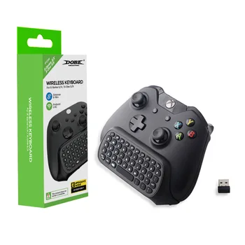 TYX-586S 2.4 G Wireless Keyboard Pentru Xbox One S Controler Chat pad Mini-Jocuri Tastatura Cu Receptor USB cu jack pentru Căști