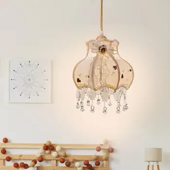 Tavan Agățat Lampă E27 de Epocă în Stil European Elegant pentru Living Dormitor Hol Bucatarie Sala de Mese