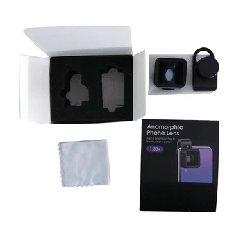 Telefon Mobil 1.33 X Lat Anamorphic Lens Film Obiectiv Portabil Cu Ecran Lat, Ecran Lat, Piese De Schimb, Accesorii