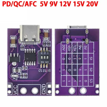 Tip C QC AFC PD2.0 PD3.0 DC Spoof Înșelătorie Încărcare Rapidă Declanșa de Votare Detector USB-PD Notebook Alimentare Schimba Placa de Module