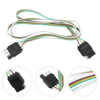 Trailer Sârmă Cablu De Alimentare De Cablaj Lumini Kit 4 Prize Adaptor Extensie Conector