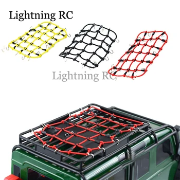 Transport gratuit 1/10 Scale RC Rock Crawler Accesoriu Depozitare pentru portbagaj de Acoperiș ROȘU Net Pentru D90 D110 TRX-4 Trx4 Masina Rc F129