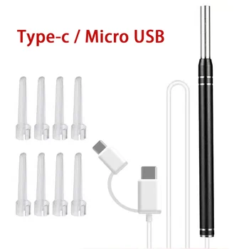 USB multifuncționale Ureche de Curățare Instrument Vizual HD Ureche Lingura Earpick cu Mini Camera Pen Ureche de Îngrijire În ureche de Curățare Endoscop