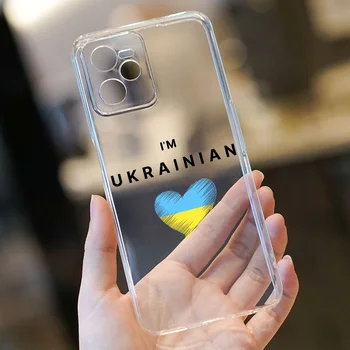 Ucraina Hartă Pavilion Caz Clar de Telefon Pentru Infinix Hot 12 12i Nota 10 Pro Nota 11 Transparente invelitoare Pentru Infinix Smart 6 Acoperi Fundas