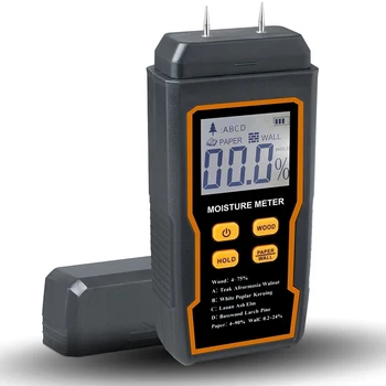 Umiditatea Lemnului Metru Portabil Ac Detector De Umiditate Pentru Lemn De Foc Tapet Gips-Carton