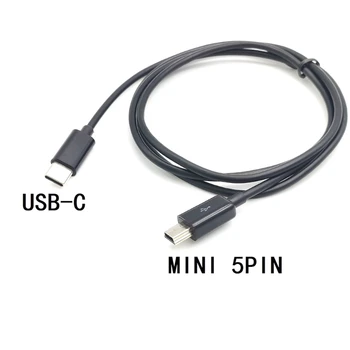 Universal USB Type C la USB Mini 5Pin de Încărcare Cablu de Încărcare Rapidă și de Transfer de Date pentru Diverse Dispozitive 1meter/2meter