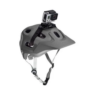 Ușor De Instalare Adaptor Camera Sport Ventilate Casca Curea Reglabila Centura Durabil Accesorii Video Negru Acțiune Mount Pentru GoPro