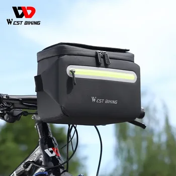 VEST BIKING Impermeabil Biciclete Telefonul Sac Ghidon Reglabil Touch Screen Bicicleta cu Suport pentru Sac Față de Eliberare Rapidă Mâner de Extensie