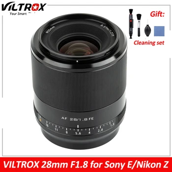 Viltrox 28mm F1.8 Nikon Z Sony E Obiectiv Auto Focus Full Frame cu Unghi Larg de Prim Obiectiv pentru Sony E Mount A7 A7R Nikon Z Muntele Z5