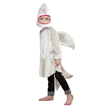 Voi de Halloween foarte confortabil organism marin rechin de performanță etapă de animale copil rechin tricou costum cosplay costum de rechin tote sac