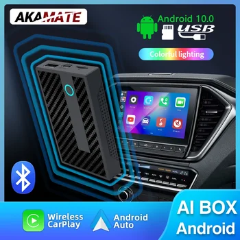 Wireless CarPlay, Android Auto Converti AI Cutie Android Sistem Închis pentru Audi, Kia, Honda, Toyota, VW, Benz, Hyundai, Nissan 2GB+32GB