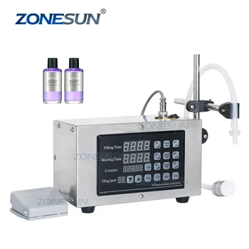 ZONESUN GFK-280 Semi Automata Singur Cap Diafragma Pompa de Uleiuri de Parfum Lichid de Umplere masini Cosmetice