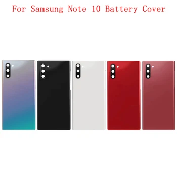 baterie de caz capacul din Spate Ușa Carcasa Spate Pentru Samsung Nota 10 N970F Cadru aparat de Fotografiat Lentilă cu Logo-ul
