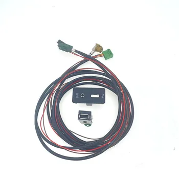 pentru MIB Carplay Media AUX USB Priză Comutator AMI Instala Plug Buton Cablaj pentru Golf MK7 5QD036726E 51G 035 222E