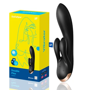 satisfyer DUBLU FLEX CONNECT APP control de la Distanță rabbit vibrator super-putere vibrații G-spot vibratorul clitoridian femei jucarii sexuale